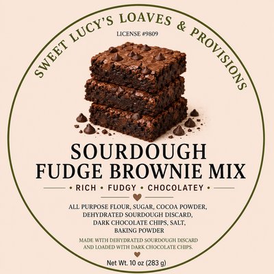 Sourdough Fudge Brownie Mix 10oz