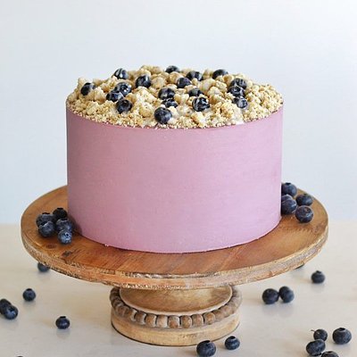 8" Blueberry Muffin Cake (3-Layered)