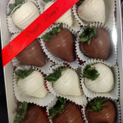 Classic Strawberries -Milk, White & Dark Chocolate 