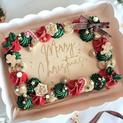Black Forest Christmas Sheet Cake