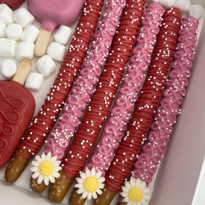 Chocolate-Covered Pretzel Rods