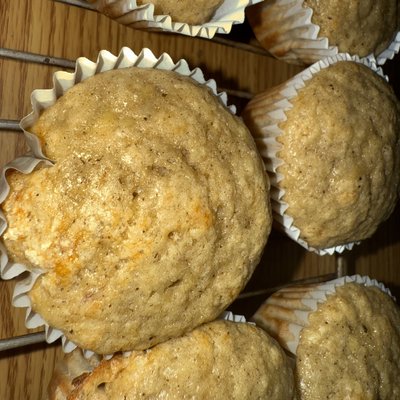 1 Dozen Sourdough Banana Muffins No Nuts