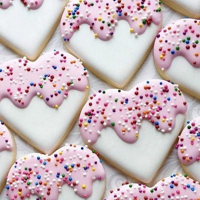 Valentine’s Day Heart Shaped Cookies