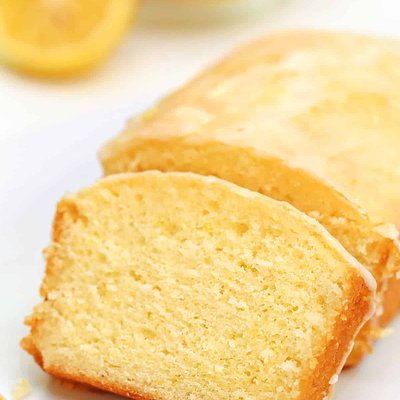 Sourdough Glazed Lemon Loaf 