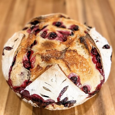 Organic Blueberry Lemon Sourdough 