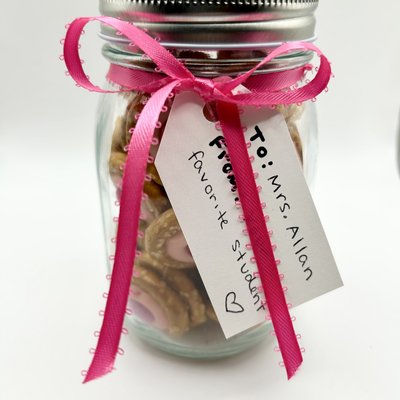Pretzel Bites Gift Jar