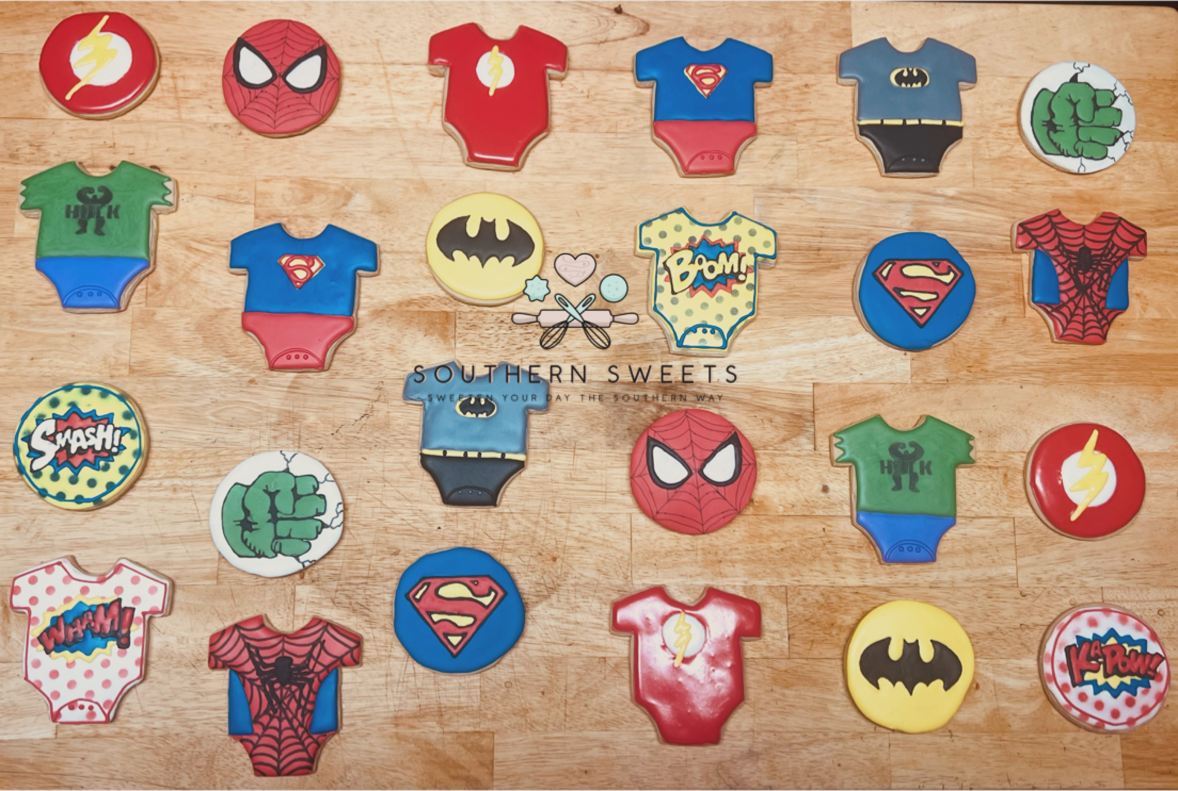 Superhero Cookies