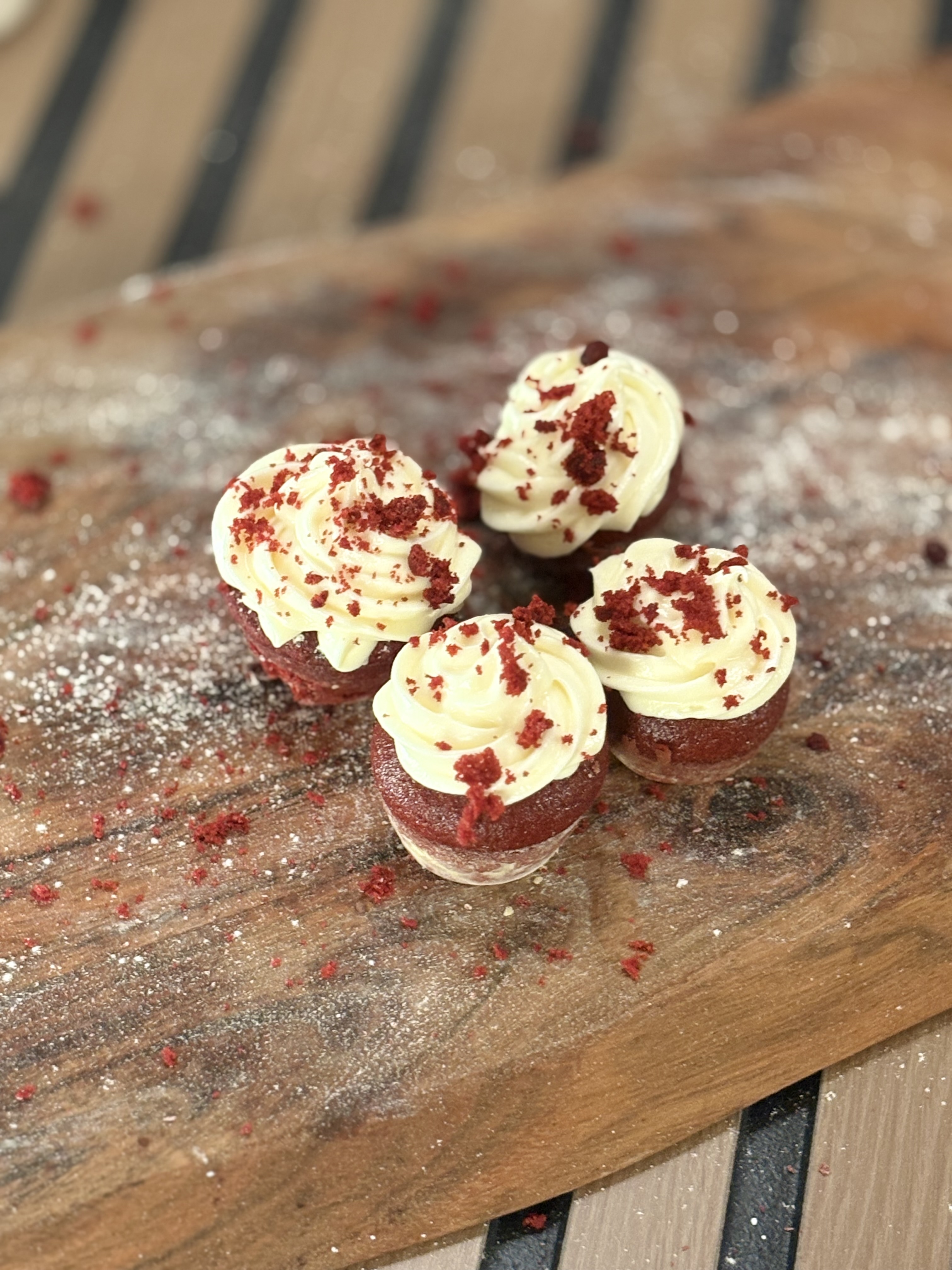 Mini Red Velvet Cupcakes (Pack of 4)