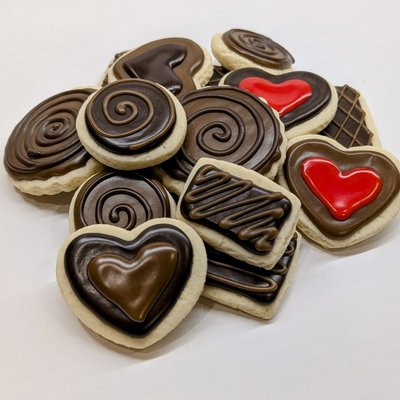 Mini Valentine's Cookies 