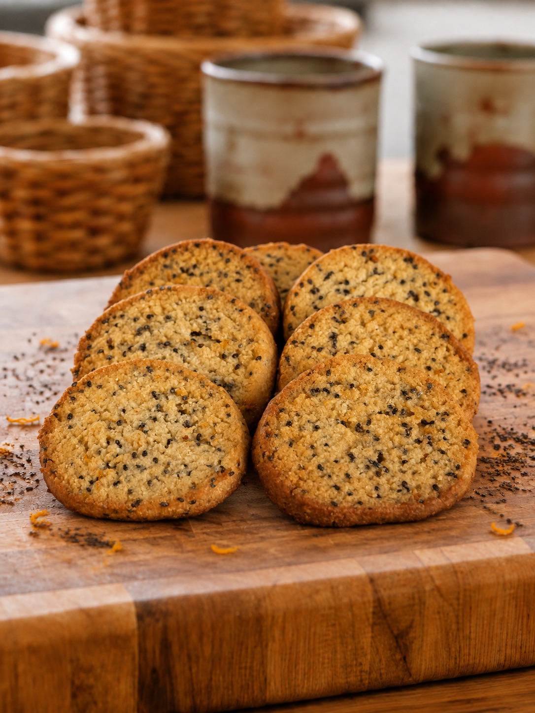 Orange Bite Cookies 
