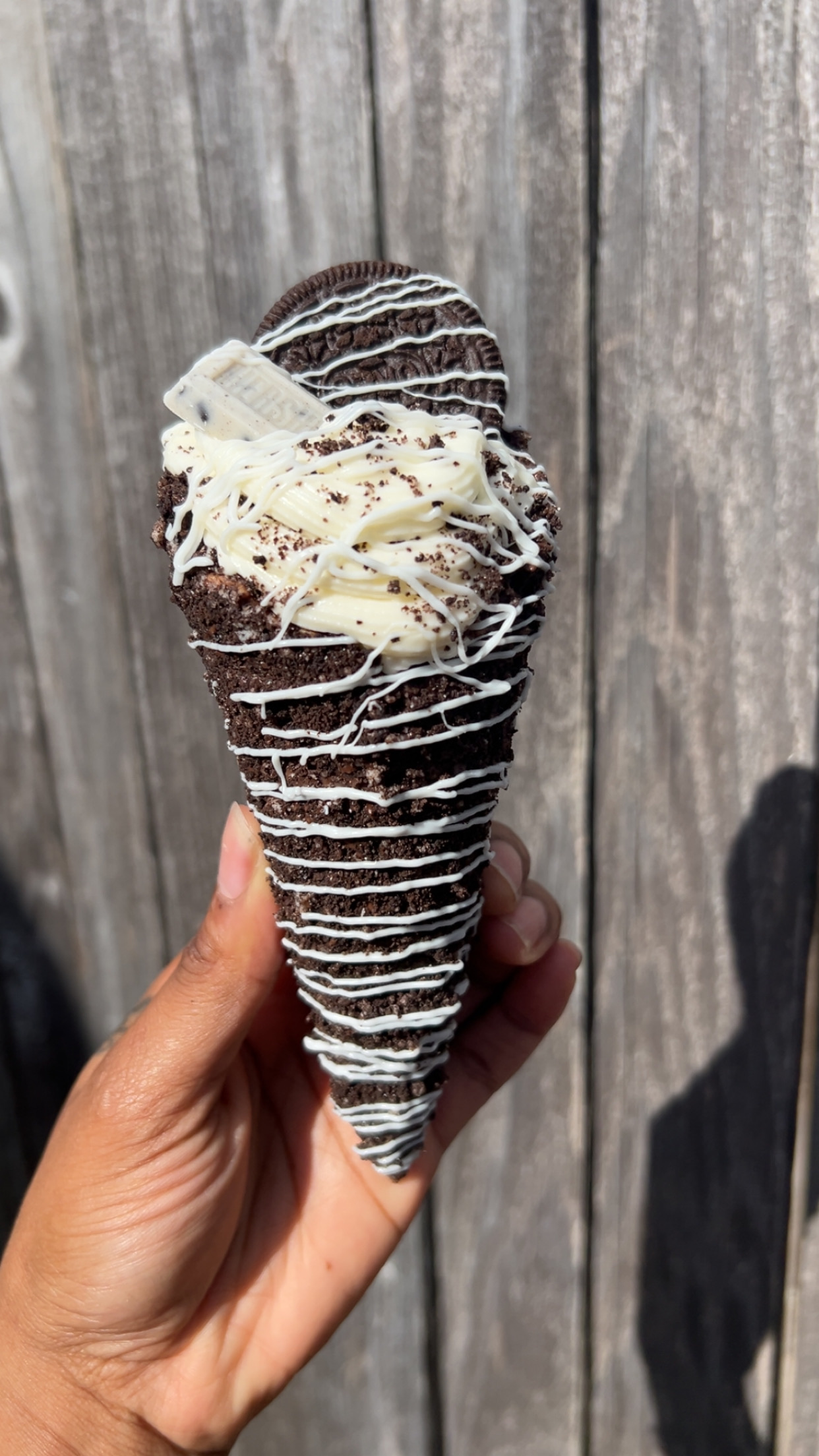 Oreo Cheesecake Cone