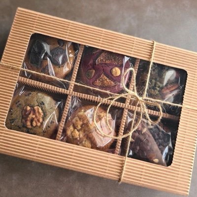 Variety Cookie Box (6 Flavors, 2 Of Each Flavor)