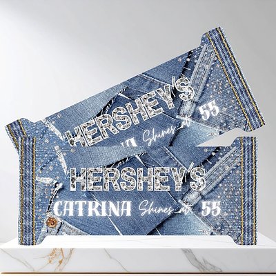 Filled Themed Full Size Hershey Bar 