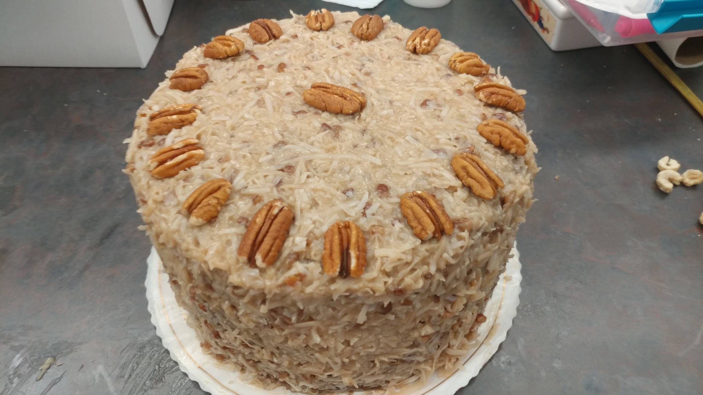 German Chocolate 9” Round