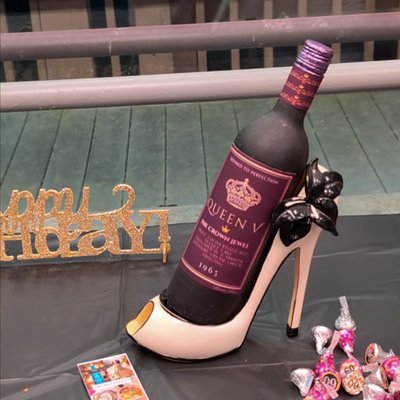 Wine Bottle Cake