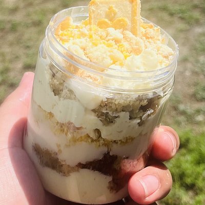 Banana Pudding Cake Jar