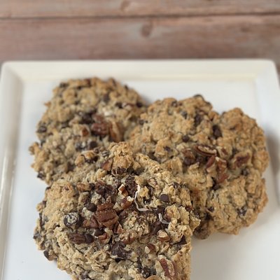 VEGAN Loaded Oatmeal Cookie (gluten Free Friendly)