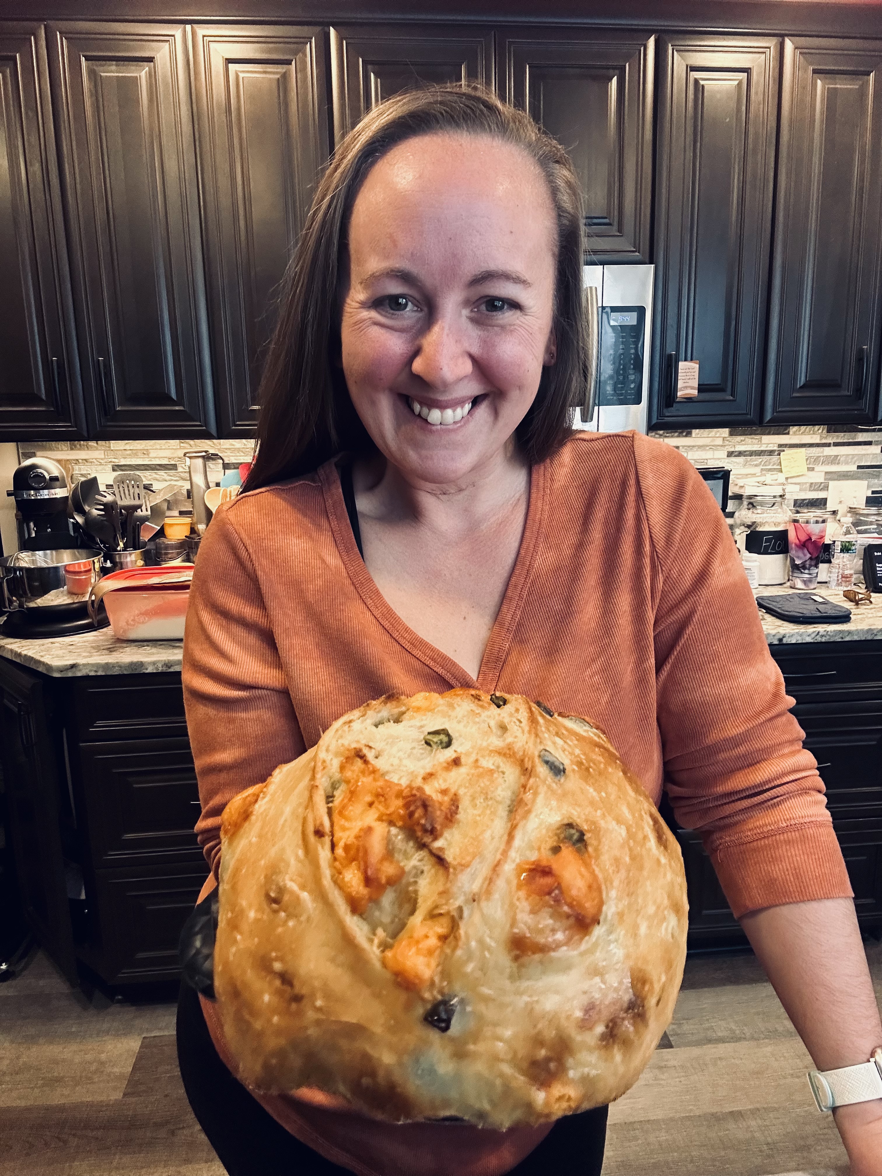 Jalapeño Cheddar Sourdough Boule