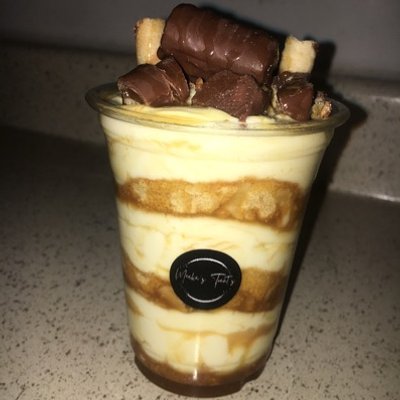 Twix Cheesecake Cup🤍🤎