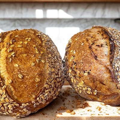 Organic Honey Oat Sourdough Loaf