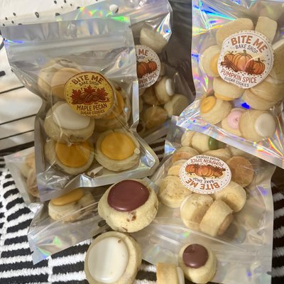 Pumpkin spice Confetti Cookies 