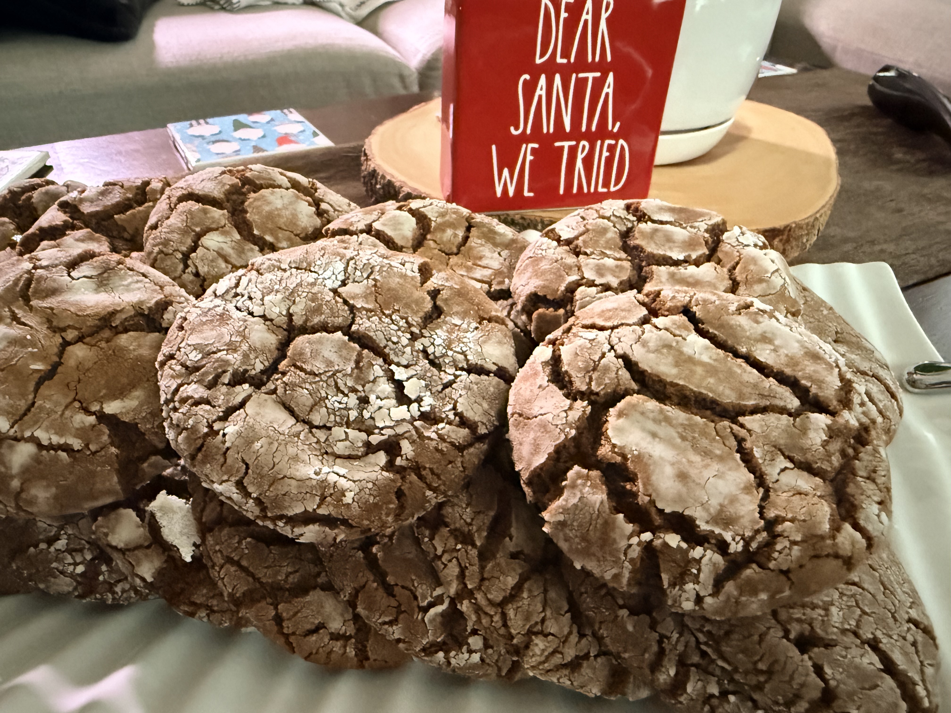 Ginger Crinkle Cookies 