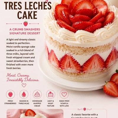Mini Strawberry Tres Leches 