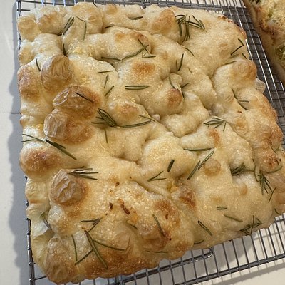 Rosemary Garlic Sourdough Focaccia 