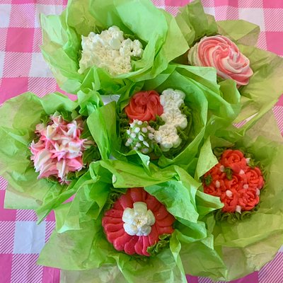 Cupcake Bouquet - 6 Cupcakes - Same Flavor