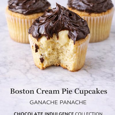Boston Cream Pie Cupcakes