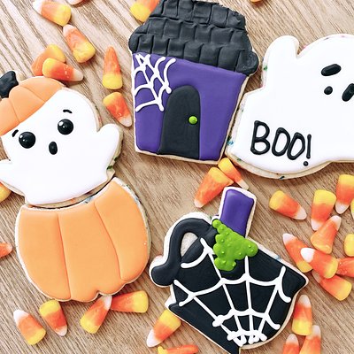 Halloween Cookie Decorating & Chunky Knit Pumpkins-{AR Workshop Gainesville SUNDAY 10/22 1-4pm}