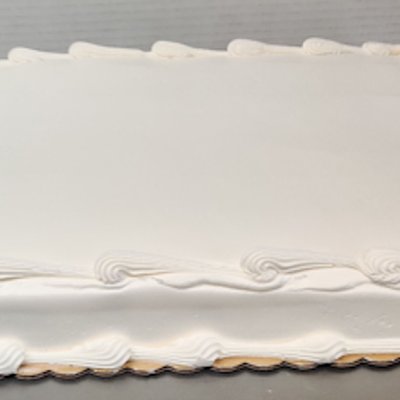 1/2 Sheet Cake 1 Layer  