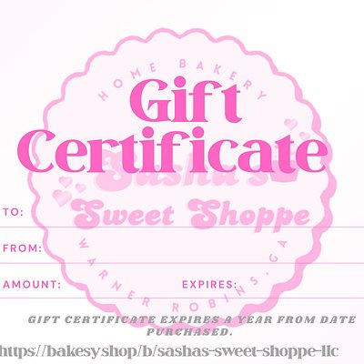 Gift Certificate 