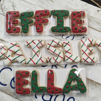 Personalized Name Sugar Cookies 