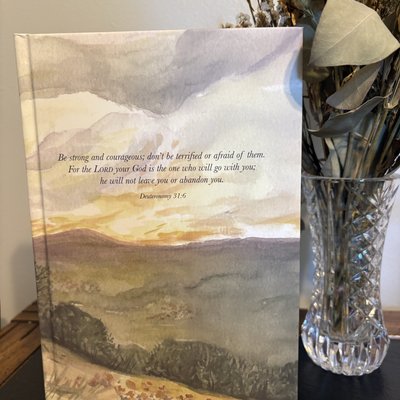 Be Strong And Courageous Notebook