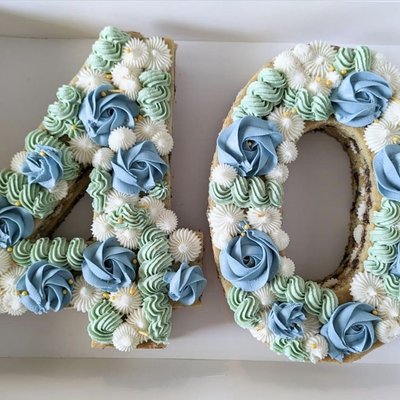 Double Number/Letter Double Layer 5” X 7”