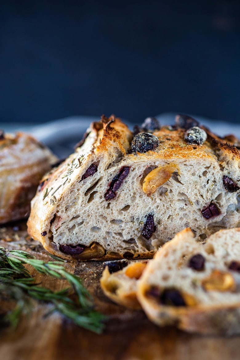Olive and Rosemary Sourdough