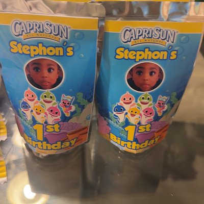 Customized Juice Boxes