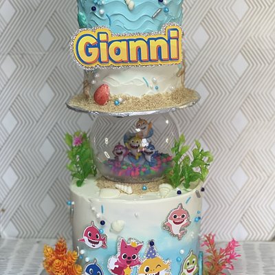 Custom 2 Tier  Extravagant Cake 