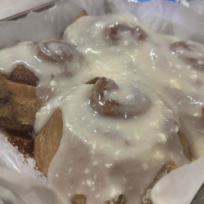 Whole Wheat Sourdough Cinnamon Rolls 8in Pan