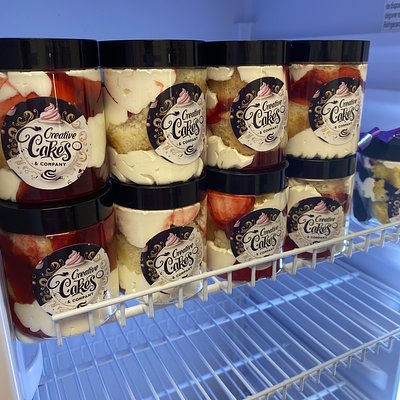 1/2 Dozen (6)  8oz Cake Jars 1 Flavor (Any Flavor )