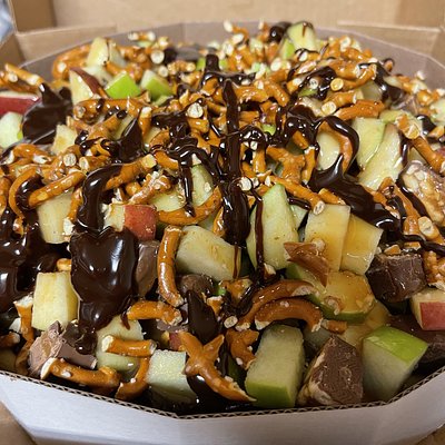 Snicker Apple Salad-feeds4- Comfortably! 