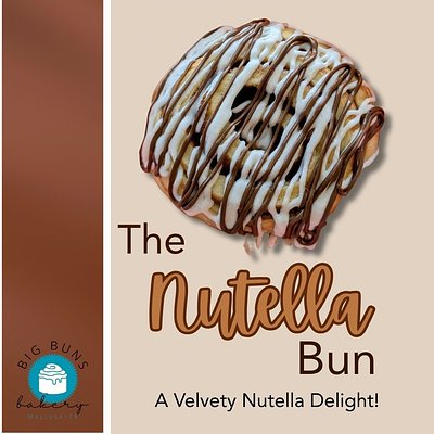 4 Pack Of Nutella Bun