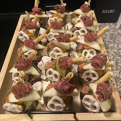 Individual  Focaccia Muffin Charcuteries 