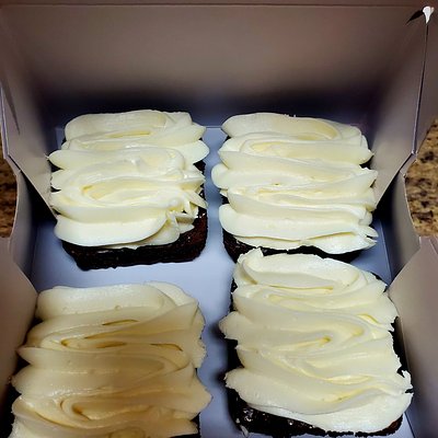 Original Cream Cheese Iced Brownies 