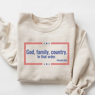  Charlie Kirk Crewneck