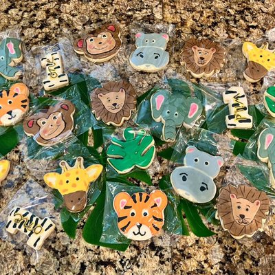 Jungle And Safari Cookie Set *Read Details* (18 Cookies)