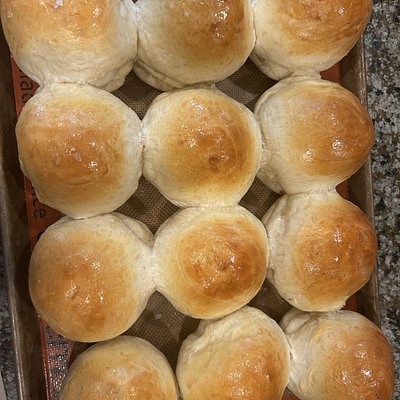 Sourdough Hamburger Rolls