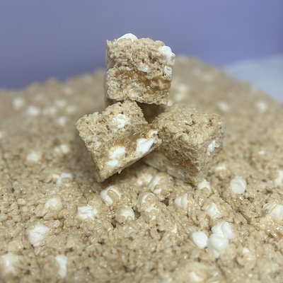 Salted Caramel Rice Krispie Treats