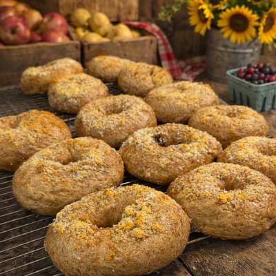 Sun-dried Tomato Bagels